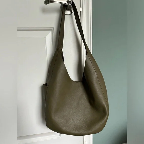 Madewell Oversized Shopper Bag Tote Olive Army Green